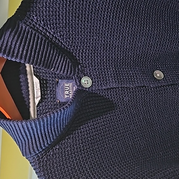 True Measure 100% Cotton Sweater. Size Large Perfect Condition - Picture 3 of 11